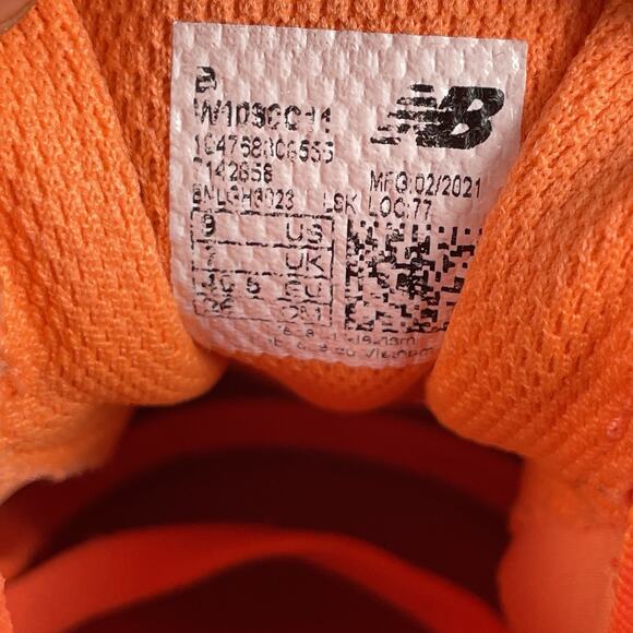 New Balance FF X 1080 V11 Women’s 9 B Orange Running Shoes Athletic Sneakers GUC - Picture 9 of 9